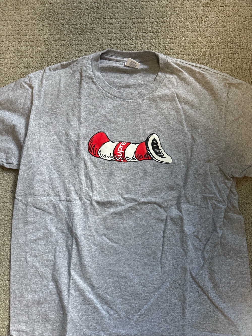 Supreme Cat in the Hat tee